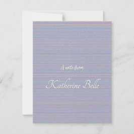 Tarjeta Pequeña Shades of Lavender Horizontal Stripe Textured Look