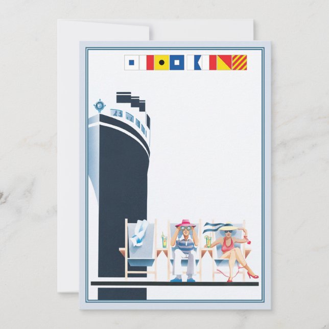 Tarjeta Pequeña Ship Ahoy © (Anverso)