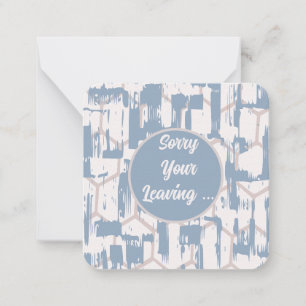 Tarjeta Pequeña Siento que te vayas