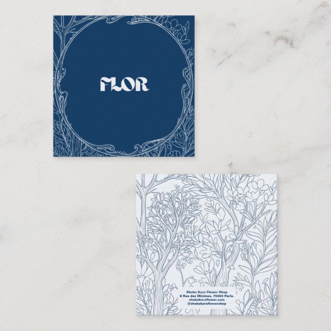 Tarjeta Pequeña Signature Thank You Card Heaven Collection (Anverso / Reverso)