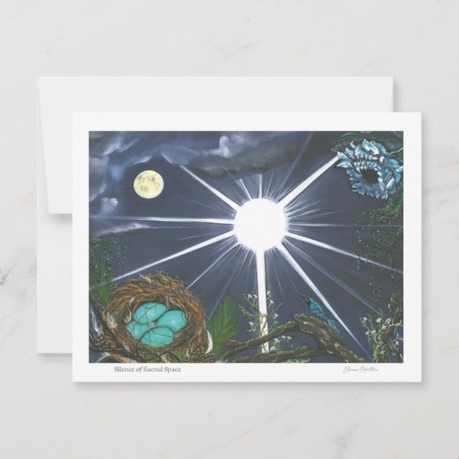 Tarjeta Pequeña Silence of Sacred Space (Anverso)