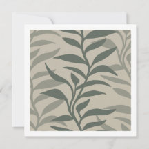 Siluetas de plantas minimalistas elegantes en fluj