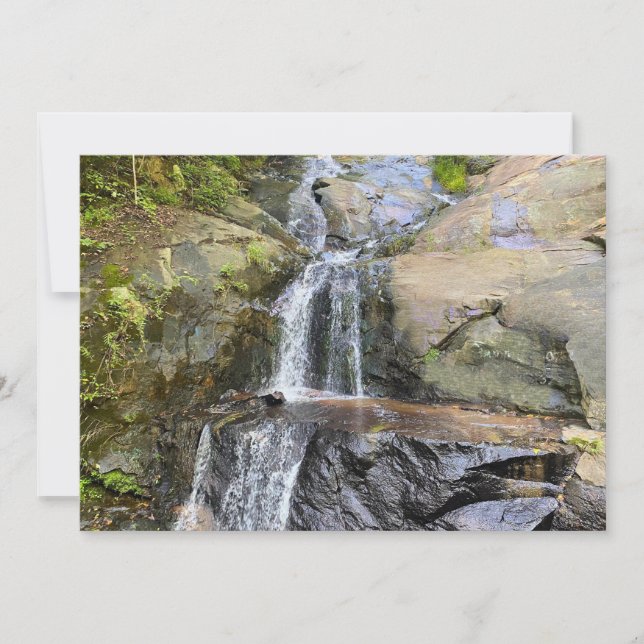 Tarjeta Pequeña Silvervale Falls Serenity (Anverso)