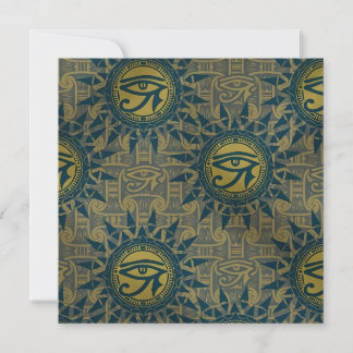 Tarjeta Pequeña Símbolo del Ojo de Ra del Antiguo Egipto