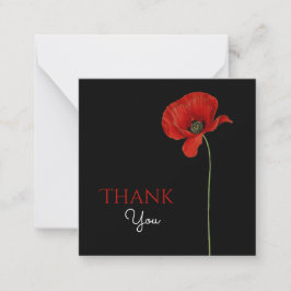 Tarjeta Pequeña Simple disquetera roja monogramada en negro gracia