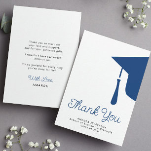 Tarjeta Pequeña Simple graduación de presupuesto personalizado gra