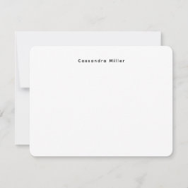 Tarjeta Pequeña Simple Minimal Profesional 