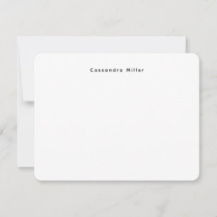 Tarjeta Pequeña Simple Minimal Profesional