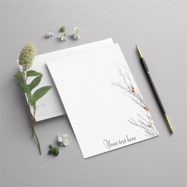 Tarjeta Pequeña Simple vegetación 