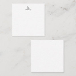 Tarjeta Pequeña Simple y moderno guión elegante