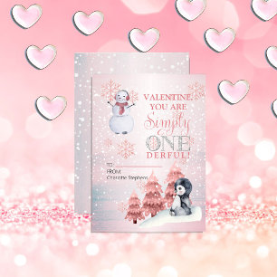 Tarjeta Pequeña Simplemente maravilloso salón de San Valentín mara