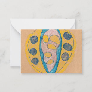 Tarjeta Pequeña Sin título, 1908 por Hilma af Klint