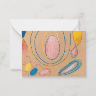 Tarjeta Pequeña Sin título, 1908 por Hilma af Klint