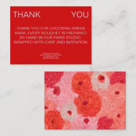 Tarjeta Pequeña Sirocco Thank You Card