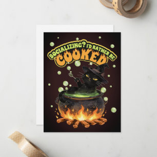 Tarjeta Pequeña Socializar Prefiero estar cocinado Introvertido Ha
