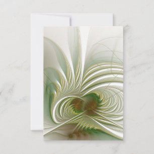Tarjeta Pequeña Soft and tenderness fractal fantasy flower