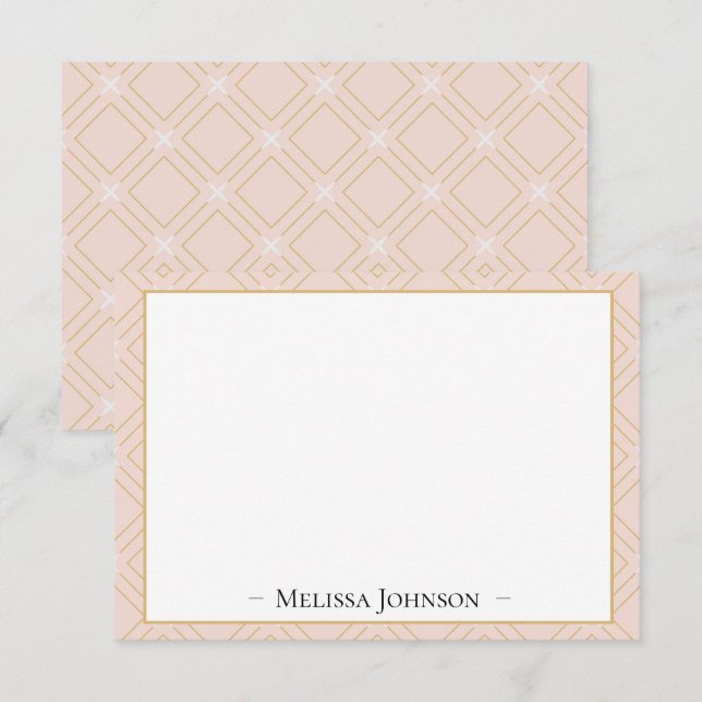 Tarjeta Pequeña Sólo Peachy Peach personalizado (Anverso / Reverso)