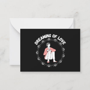 Tarjeta Pequeña Soñando de Amor