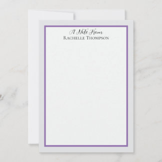 Tarjeta Pequeña Sophisticated Minimalist Frame Note Card