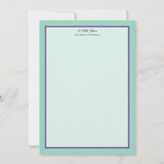 Tarjeta Pequeña Sophisticated Minimalist Frame Note Card