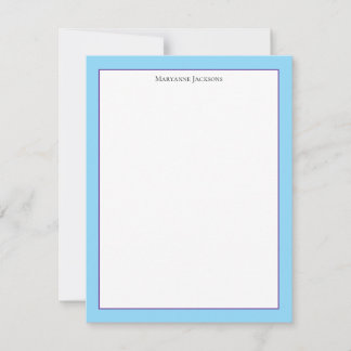 Tarjeta Pequeña Sophisticated Minimalist Frame Note Card