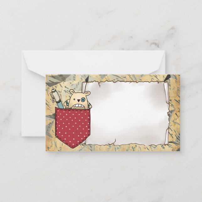 Tarjeta Pequeña Sorgenfressertasche (Anverso)