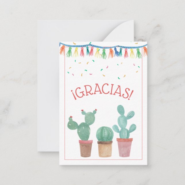 Tarjeta Pequeña Southwest Gracias Gracias (Anverso)