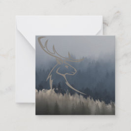Tarjeta Pequeña Stag - Espíritu forestal