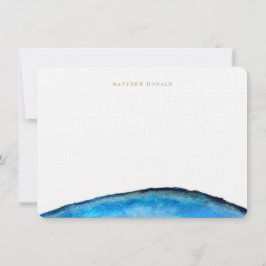 Tarjeta Pequeña Stationery Blue Agate