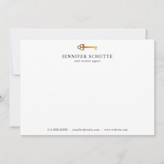 Tarjeta Pequeña Stationery del reactor de Moda personalizado de la