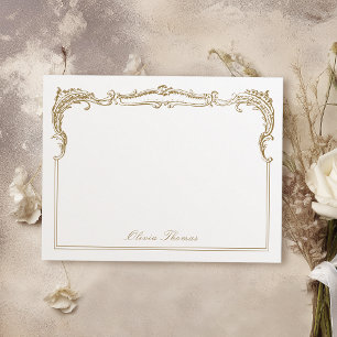 Tarjeta Pequeña Stationery personalizada con estilo de escritura c