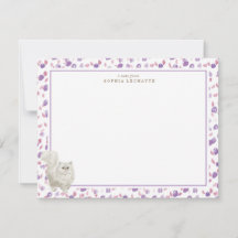 Stationery personalizada para gato persa