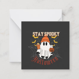 Tarjeta Pequeña Stay Spooky Ghost Halloween