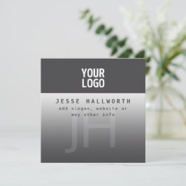 Tarjeta Pequeña Su logotipo, nombre comercial y monograma