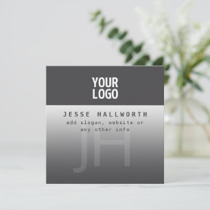 Tarjeta Pequeña Su logotipo, nombre comercial y monograma