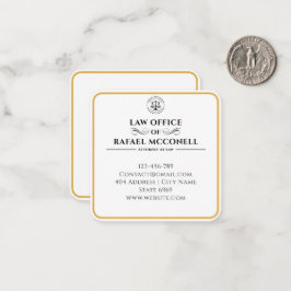 Tarjeta Pequeña Su negocio de logotipos | Abogado