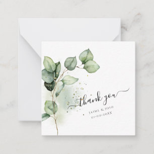 Tarjeta Pequeña Sucursal Eucalyptus de PixDezines Greenery