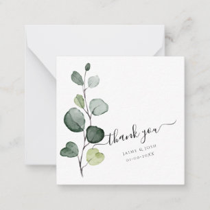 Tarjeta Pequeña Sucursal Eucalyptus de PixDezines Greenery
