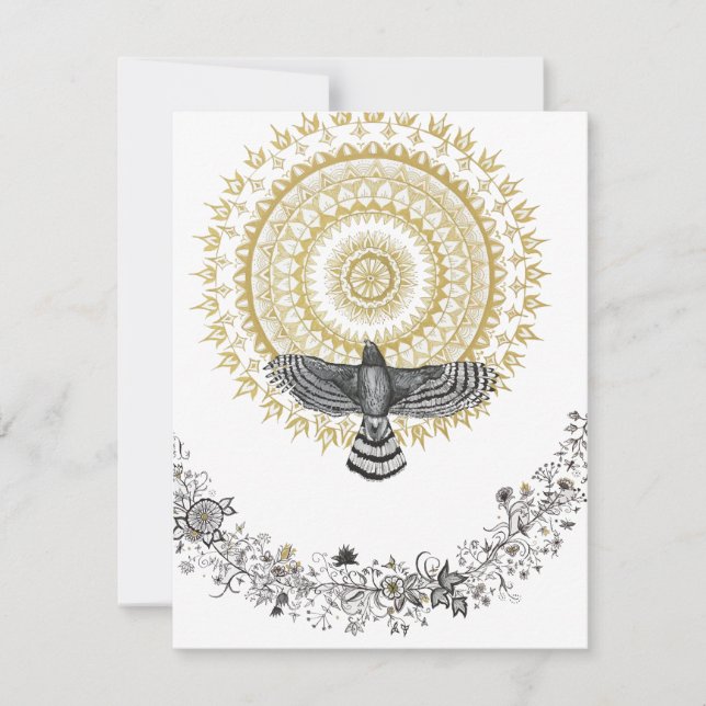 Tarjeta Pequeña Sueños de Hawk (Anverso)