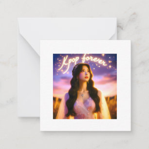 Tarjeta Pequeña Sueños y estrellas: Celebrando el K-Pop para siemp