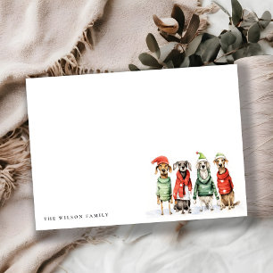 Tarjeta Pequeña Suéteres Lindo de Invierno para Perros Peludos y B