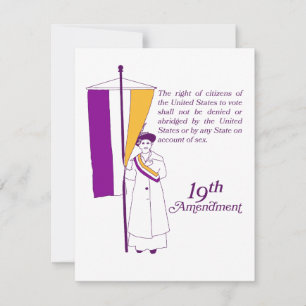 Tarjeta Pequeña Suffragette