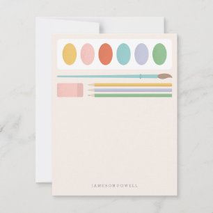 Tarjeta Pequeña Suministros de arte Papelería infantil