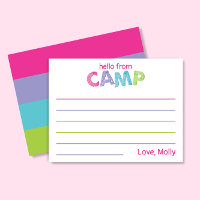 Summer Camp Stationery Rústica Madera Rosa Girona