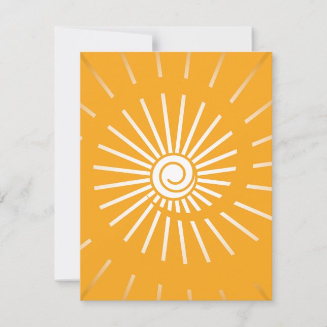 Tarjeta Pequeña Sunshine 2 (Anverso)