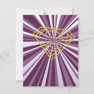 Tarjeta Pequeña Supergirl Studded S-Shield