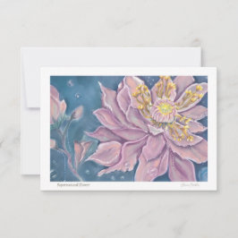 Tarjeta Pequeña Supernatural Flower