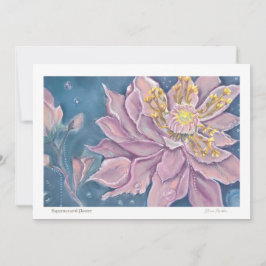Tarjeta Pequeña Supernatural Flower