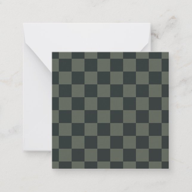 Tarjeta Pequeña Tablero verde oscuro (Anverso)