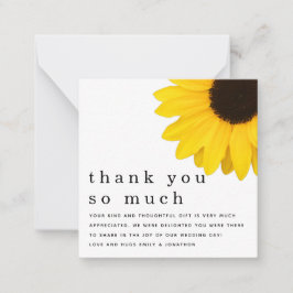 Tarjeta Pequeña Tamaño mini | Foto De Sunflower Recién Recibida Gr